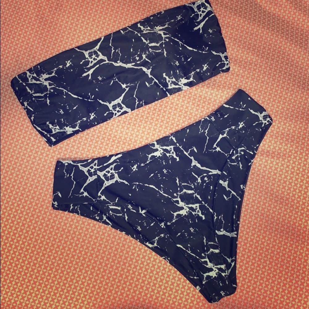 Black Marble Bikini